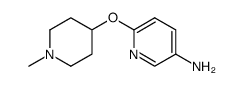 6-(1-methylpiperidin-4-yloxy)pyridin-3-ylamine Structure