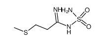 N-sulfamyl-3-(methylthio)propionamidine Structure