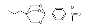 4-(4-methylsulfonylphenyl)-1-propyl-3,5,8-trioxabicyclo[2.2.2]octane Structure