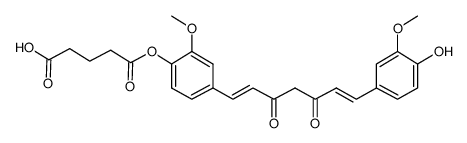 monoglutaroyl curcumin Structure