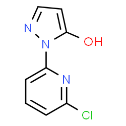 2-(6-CHLORO-2-PYRIDINYL)-2,4-DIHYDRO-3H-PYRAZOL-3-ONE Structure