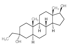 5a-Androstane-3a,17b-diol, 3-ethyl- (7CI,8CI) structure