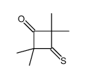 2,2,4,4-tetramethyl-3-sulfanylidenecyclobutan-1-one Structure