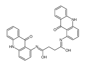 N,N'-bis(9-oxo-10H-acridin-1-yl)butanediamide Structure