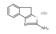 8H-茚并[1,2-d]噻唑-2-胺氢溴酸结构式