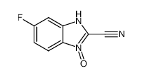 1H-Benzimidazole-2-carbonitrile,6-fluoro-,3-oxide(9CI) Structure