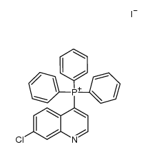 7-chloro-4-quinolinyltriphenylphosphonium iodide结构式