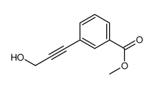 Methyl 3-(3-hydroxyprop-1-yn-1-yl)benzoate Structure