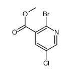 2-Bromo-5-chloro-nicotinic acid Methyl ester Structure