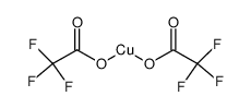 copper (ii) trifluoroacetate Structure