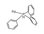 palladium,triphenylphosphane Structure