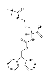 Fmoc-Cys(Tacm)-OH结构式