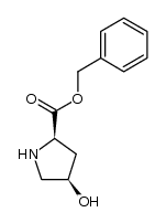 (2R,4R)-benzyl 4-hydroxypyrrolidine-2-carboxylate结构式