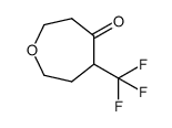 (+/-)-5-(Trifluoromethyl)oxepan-4-one structure