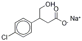 3-(4-氯苯基-D4)-4-羟基酸钠盐结构式