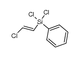 [β-Chlor-vinyl]-phenyl-dichlor-silan Structure