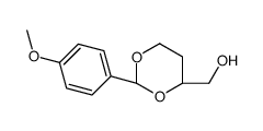 [(2R,4R)-2-(4-methoxyphenyl)-1,3-dioxan-4-yl]methanol Structure