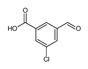 3-Chloro-5-formylbenzoic Acid Structure