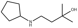 4-(cyclopentylamino)-2-methylbutan-2-ol Structure