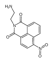 2-(2-aminoethyl)-6-nitrobenzo[de]isoquinoline-1,3-dione结构式