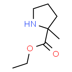 Proline, 2-methyl-, ethyl ester, DL- (8CI)结构式