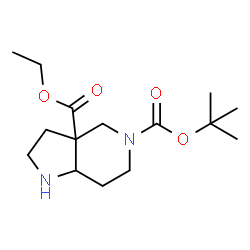 5-tert-butyl 3a-ethyl hexahydro-1H-pyrrolo[3,2-c]pyridine-3a,5(6H)-dicarboxylate Structure