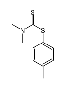 (4-methylphenyl) N,N-dimethylcarbamodithioate Structure