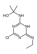 2-[[4-chloro-6-(ethylamino)-1,3,5-triazin-2-yl]amino]propan-2-ol Structure