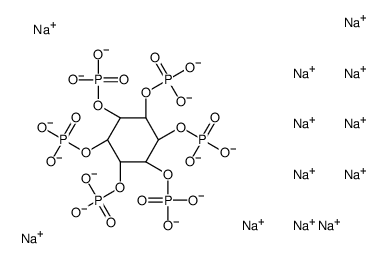 myo-Inositol, hexakis(dihydrogen phosphate), dodecasodium salt结构式