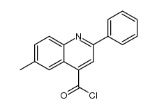 6-methyl-2-phenyl-quinoline-4-carbonyl chloride picture