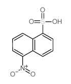 1-Naphthalenesulfonicacid, 5-nitro-结构式