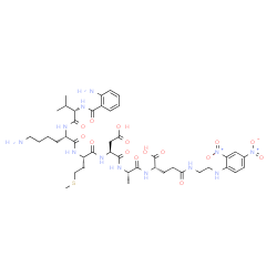 Abz-Amyloid β/A4 Protein Precursor770 (669-674)-EDDnp trifluoroacetate salt Structure