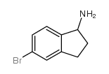 5-溴-2,3-二氢-1H-茚-1-胺结构式