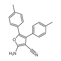 2-Amino-4,5-bis(4-methylphenyl)-3-furonitrile Structure