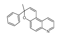 3-methyl-3-phenylpyrano[3,2-f]quinoline结构式