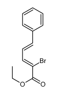 ethyl 2-bromo-5-phenylpenta-2,4-dienoate结构式