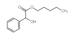 pentyl 2-hydroxy-2-phenyl-acetate结构式