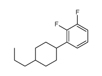 1,2-difluoro-3-(4-propylcyclohexyl)benzene结构式