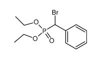 diethyl α-bromobenzylphosphinate Structure