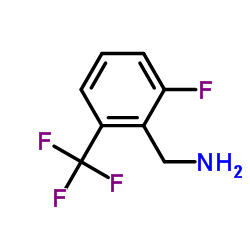 1-[2-Fluoro-6-(trifluoromethyl)phenyl]methanamine Structure