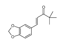 1-(3,4-METHYLENEDIOXY-PHENYL)-4,4-DIMETHYL-PENT-1-EN-3-ONE Structure