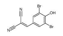 3,5-dibromo-4-hydroxybenzylidenemalonitrile结构式