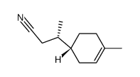 [4R,8S,(+)]-p-Mentha-1-ene-9-carbonitrile structure