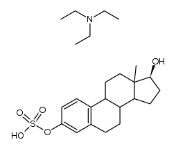 17β-estradiol-3-sulfat, Triethylamine Structure