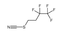 3,3,4,4,4-pentafluorobutyl thiocyanate结构式