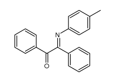 2-[(4-Methylphenyl)imino]-1,2-diphenylethanone结构式