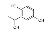 2-(1-hydroxy-ethyl)-benzene-1,4-diol Structure