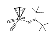 [Mo(η(5)-C5H5)(CO)2(N:CBu(t)2)] Structure