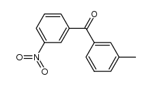 3'-methyl-3-nitrobenzophenone结构式