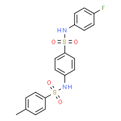 N-(4-{[(4-fluorophenyl)amino]sulfonyl}phenyl)-4-methylbenzenesulfonamide Structure